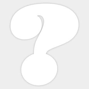 Question Mark - Symbol Sticker